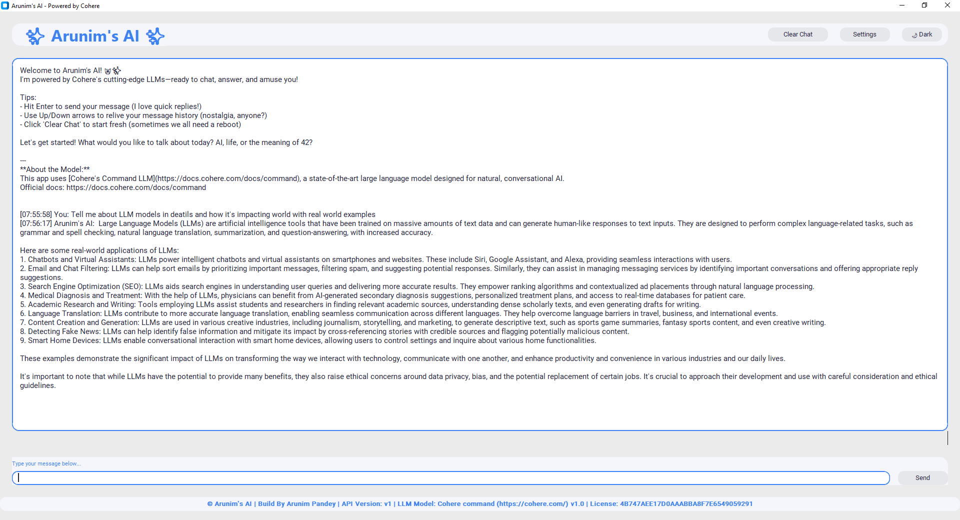 Arunim's AI Screenshot 2