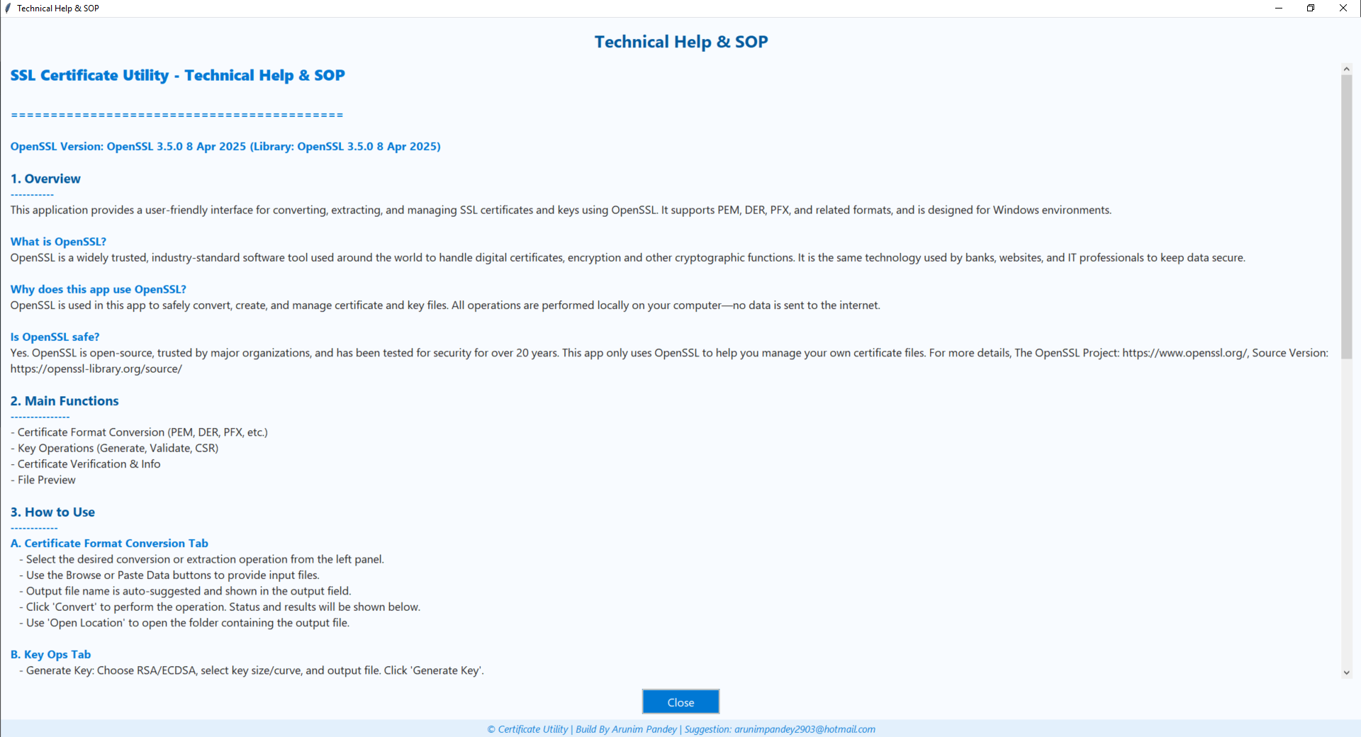 SSL Certificate Converter Screenshot 8